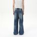 Men's Clothing American Oversize Washed And Ripped Design With Distressed And Bleached Street Jeans_viptrois.com