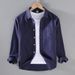 Autumn Thin Long Sleeved Shirt, Men's Slim Fit Inch Shirt, Spring And Autumn Wrinkle Free Oxford Spinning Jacket, Business Casual Shirt_viptrois.com