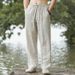 Men's Linen Pants – Lightweight & Breathable, Wide-Leg Casual Trousers For Summer (Black/Grey/Navy/Flaxen/White, M-5XL)_viptrois.com