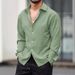 Men’s Clothing Non Iron Men's Long Sleeved Shirt Mercerized Vertical Sense Size Men's Clothing Lining_viptrois.com