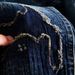 Premium Products Fashionable Niche Design Sense Splashed Ink Men's 2024 Summer Small Leg Jeans Trend Elastic Pants_viptrois.com