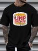 Limp Bizkit Burger King T-Shirt Vintage Distressed Worn Homme Stylish Graphic Summer Unisex Top For Everyday Wear Casual Fashion Comfortable_viptrois.com