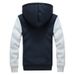 Men's Clothing Men's Heavyweight Fleece-Lined Zip-Up Hoodie – Winter Thermal Jacket With Stand Collar & Side Pockets (Black/Charcoal/Red-Blue/Navy)_viptrois.com
