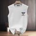Summer American Casual Sports Sleeveless Cotton Vest T-shirt Hong Kong Style Versatile Loose Men's Vest T-shirt_viptrois.com