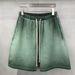 Men's Clothing Streetwear Vintage Heavyweight Washed Cotton Shorts For Men – Spray-Dye Gradient, Relaxed Fit, Elastic Waist (Black, Charcoal)_viptrois.com