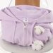 330GSM Heavyweight Fleece Zip Hoodie Women's Cropped Oversized Pullover (10 Colors)_viptrois.com