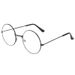 Retro Women's Small Round Frame Literary Glasses, Radiation Men's Flat Mirror, Round Flat Mirror, Street Stall Supply, Simple And Light_viptrois.com