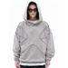 "Women's Distressed Hooded Sweatshirt - Raw Hem Streetwear Pullover With Anti-Stitch Detail | High Street Fashion"_viptrois.com