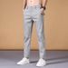 Men's Summer Thin Slim Fit Straight Casual Business Trousers Ice Silk Loose Quick-Dry Sports Long Pants_viptrois.com