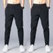 Men's Clothing Pants Men's Spring And Autumn Elastic Work Pants Loose Wear Resistant And Dirt Resistant Workers' Work Clothes_viptrois.com