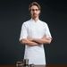 Men's Clothing Three Quarter Sleeves Adjustable Hotel Chef Work Clothes Catering Western Restaurant Bakery Back Kitchen High End White Work Clothes_viptrois.com