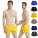 Men's Beach Pants Solid Color Quick-Drying Breathable Shorts Beach Swimming Trunks _viptrois.com