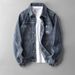 Men's Clothing New Spring And Summer Men's Denim Jacket Retro Handsome Korean Jacket Men's Casual Spring And Autumn Style Trendy Denim Jacket_viptrois.com