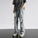 Men's Clothing Straight Wide Leg Pants Loose And Trendy Overalls_viptrois.com