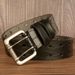 Factory special wholesale new double pin buckle men's belt cowhide personality belt men's casual jeans belt_viptrois.com