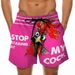 2023 new cross-border European and American fun turkey head casual shorts beach pants men's clothing surrounding 3D digital printing_viptrois.com