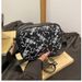 Halloween Gothic Skeleton Shoulder Bag - Trendy PU Crossbody Purse For Women, Stylish Small Square Handbag With Unique Stitching Design_viptrois.com