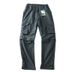 Men's Convertible Cargo Pants – Lightweight Workwear With Adjustable Waist & Multi-Pocket Design (Quick-Dry Nylon Blend, Versatile Wear)_viptrois.com