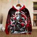 Pure Christmas Men's Hoodie Season Fun Santa Claus Print Casual Pullover Fashion Long Sleeve Sweatshirt Top_viptrois.com
