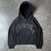 Men's Hoodie 2024 New American Zipper Sweater Gothic Letter Star Print Hoodie Trendy Men's Casual Outer_viptrois.com