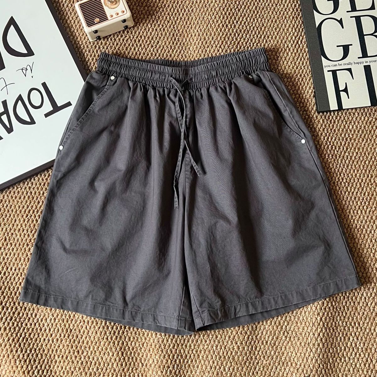 Men's Clothing Shirt Suit Shorts Cardigan Top Rivet Casual Straight Shorts Men_viptrois.com