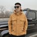 Autumn Men's Hooded Tooling Jacket Outdoor Youth Versatile Trend Multi-pocket Windproof Loose Casual Jacket_viptrois.com