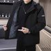 Winter windproof assault men's thick detachable hat workwear with fleece and cotton clothes jacket_viptrois.com