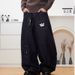 Wide Leg Pants For Men 2025 New Summer Diagonal Stripes, High Waist Hanging Feeling, Loose And Slimming, Lazy Style,_viptrois.com