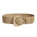 Women Braided Belts Octagonal Plastic Buckle PP Straw Elastic Wide Waist Seal Decorative Dress Bohemian Casual Ladies Belt_viptrois.com