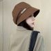 3-in-1 Fisherman For Women, High-End Feel, Large Head Circumference, Autumn And Winter Octagonal Beret, Plain Face_viptrois.com