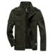 Men's Military-Style Cotton Jacket – Lightweight Spring/Fall Workwear (Khaki, Green, Black) | Extended Sizes 6XL_viptrois.com