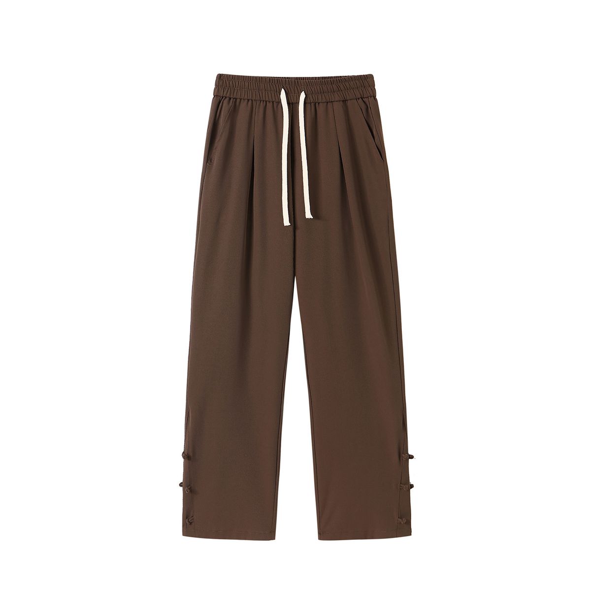 Men's Grey Straight Leg Trousers Summer Casual Sports Sweatpants Unisex Autumn Winter Style_viptrois.com