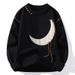 Men's Casual Knit Sweater – Winter-Ready Rabbit Wool Blend (Ribbed Hem, Crewneck Pullover, Trendy Color Options)_viptrois.com