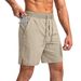 Men's Clothing Quick Drying Breathable Sports Shorts Mid-Waisted Loose Fit Casual Outdoor Running Training Fitness Cycling Five Point Pants Summer_viptrois.com