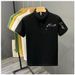 Men's Polo Shirt | Loose Fit Short Sleeve T-Shirt | Trendy Streetwear With Classic Collar Breathable Pique Cotton Fabric_viptrois.com