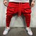 2021 Spring And Autumn Men's Hip-Hop Sports Fitness Long Trendy Fashion Slim Fit Backpack Cargo Pants Casual Versatile_viptrois.com