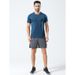 Men's Clothing Sports T-Shirt Quick-Drying Short-Sleeved Running Fitness Training Clothes Elastic Breathable Ice-Feel Cycling Clothes_viptrois.com