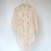 Muslim headscarf Muslim Scarf Scarf Triangle Scarf Solid Color Lace Hollowed Fringe Women's Long Scarf Shawl_viptrois.com