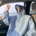 Tie Dye Dirty Hooded Sweatshirt For Men In Spring And Autumn, Loose Fitting Outerwear For Couples_viptrois.com