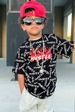 Mother&Kids Boy's T-shirt Summer children handsome trend letter-printed short-sleeved T-shirt sportswear_viptrois.com