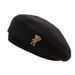 Your Baby Bear~ Cartoon Brown Wool Beret Women, Fashionable Elegant Artist Hat For Men In Autumn And Winter_viptrois.com