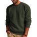 Men's Waffle Knit Sweater – Breathable Textured Pullover With Relaxed Fit For Casual Comfort_viptrois.com