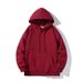 Retro Street Style Solid Color Hooded Sweatshirt For Men And Women, Winter Fleece-lined, Thick, Loose-fitting, Couple's_viptrois.com