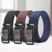 Men's Belt Automatic Buckle Belt Quick Drying Breathable No Punching Canvas Braided Belt_viptrois.com