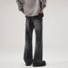 Men's Clothing Vintage American Style Bamboo Knot Flared Jeans For Men & Women | High Street Vibe Casual Pants | Black & Retro Blue | S-3XL_viptrois.com