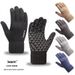 Men's Winter Wool Gloves With Thick Wool And Knitted Touch Screen Gloves Made Of Alpaca Wool_viptrois.com