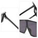 Oversized Square Sunglasses For Women - UV400 Protection, Fashion One-Piece Frame (Seaside & Outdoor Wear, Large Face Fit)_viptrois.com