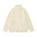Patchwork Color Block Stand Collar Sweatshirt American Style Trendy Brand Autumn Winter Men's Button Half-Zip Pullover_viptrois.com