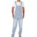 American Retro Design Denim Overalls Men's Straight Leg Loose Workwear Jumpsuit_viptrois.com