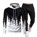 "Men's Graphic Print Hoodie & Jogger Set - Polyester Air Layer Tech (Breathable Two-Piece, M-XXXL)"_viptrois.com
